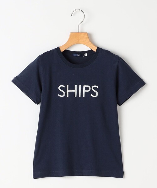 SHIPS(シップス)の「SHIPS KIDS:100~130cm / SHIPS ロゴ TEE(Tシャツ/カットソー・キッズ・ホワイト/ライトホワイト/ホワイト系/ライトグレー/ライトブルー/ネイビー・100/110/120/130)」の6枚目の写真