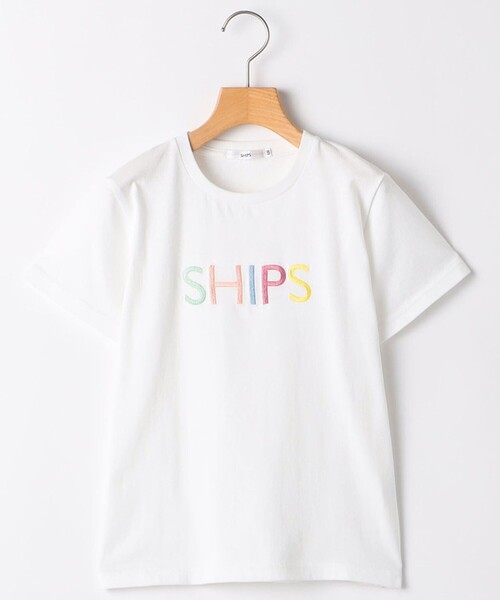 SHIPS(シップス)の「SHIPS KIDS:100~130cm / SHIPS ロゴ TEE(Tシャツ/カットソー・キッズ・ホワイト/ライトホワイト/ホワイト系/ライトグレー/ライトブルー/ネイビー・100/110/120/130)」の8枚目の写真