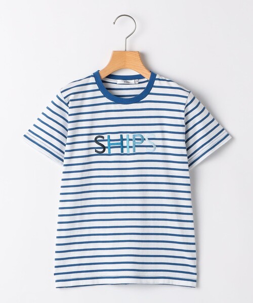 SHIPS(シップス)の「SHIPS KIDS:100~130cm / SHIPS ロゴ TEE(Tシャツ/カットソー・キッズ・ホワイト/ライトホワイト/ホワイト系/ライトグレー/ライトブルー/ネイビー・100/110/120/130)」の9枚目の写真