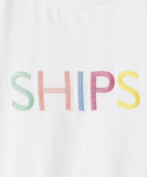 SHIPS(シップス)の「SHIPS KIDS:100~130cm / SHIPS ロゴ TEE(Tシャツ/カットソー・キッズ・ホワイト/ライトホワイト/ホワイト系/ライトグレー/ライトブルー/ネイビー・100/110/120/130)」の10枚目の写真