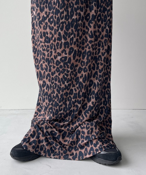 wee9s（ウィークス）の「SHOUBU SKIRT / レオパード勝負スカート（スカート・レディース・レオパード/グレー・FREE/LONG）」の19枚目の写真