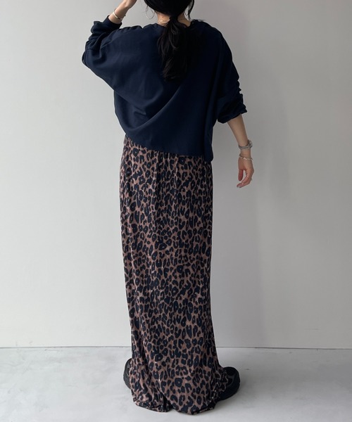 wee9s（ウィークス）の「SHOUBU SKIRT / レオパード勝負スカート（スカート・レディース・レオパード/グレー・FREE/LONG）」の17枚目の写真