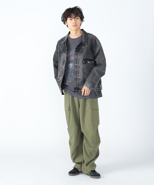 BEAMS HEART(ビームスハート)の「ブラスト デニム ジャケット【ユニセックス】(デニムジャケット・メンズ・インディゴブルー/ブラック・LARGE/MEDIUM/SMALL)」の12枚目の写真