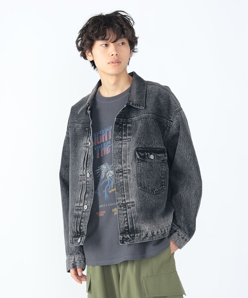BEAMS HEART(ビームスハート)の「ブラスト デニム ジャケット【ユニセックス】(デニムジャケット・メンズ・インディゴブルー/ブラック・LARGE/MEDIUM/SMALL)」の14枚目の写真