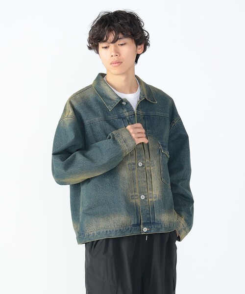 セール】ブラスト デニム ジャケット【ユニセックス】（デニム