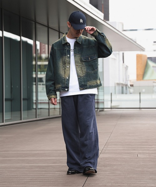 BEAMS HEART(ビームスハート)の「ブラスト デニム ジャケット【ユニセックス】(デニムジャケット・メンズ・インディゴブルー/ブラック・LARGE/MEDIUM/SMALL)」の3枚目の写真