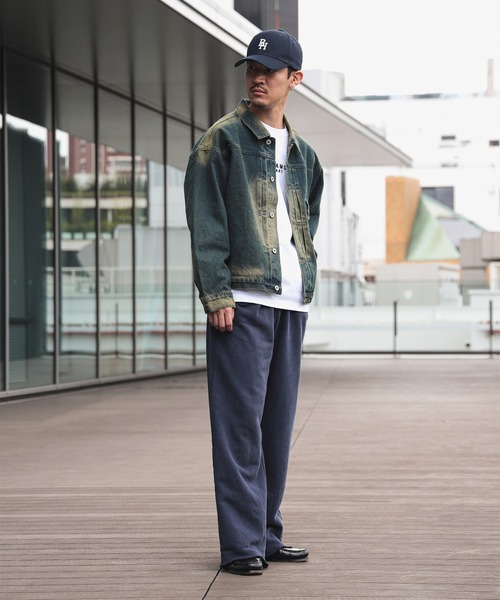 BEAMS HEART(ビームスハート)の「ブラスト デニム ジャケット【ユニセックス】(デニムジャケット・メンズ・インディゴブルー/ブラック・LARGE/MEDIUM/SMALL)」の4枚目の写真