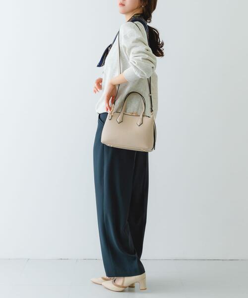 RODE SKO(ロデスコ)の「プチラウンドファスナートートバッグ(トートバッグ・レディース・ブラック/ミント/ホワイト系その他・ONE)」の4枚目の写真