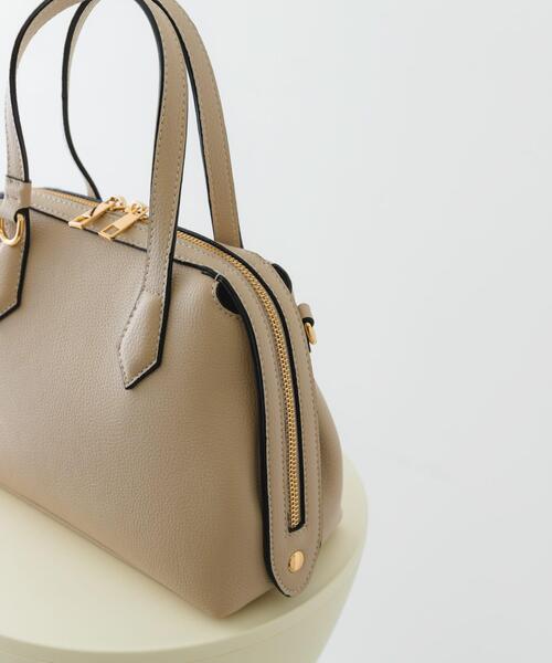 RODE SKO(ロデスコ)の「プチラウンドファスナートートバッグ(トートバッグ・レディース・ブラック/ミント/ホワイト系その他・ONE)」の7枚目の写真