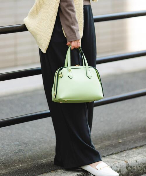 RODE SKO(ロデスコ)の「プチラウンドファスナートートバッグ(トートバッグ・レディース・ブラック/ミント/ホワイト系その他・ONE)」の13枚目の写真