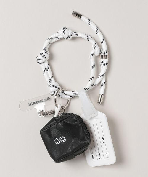 JEANASIS（ジーナシス）の「カラーロープチャームストラップ/284103（スマホグッズ・レディース・オレンジ系その他/レッド系その他/ホワイト系その他/グリーン系その他・FREE）」の2枚目の写真