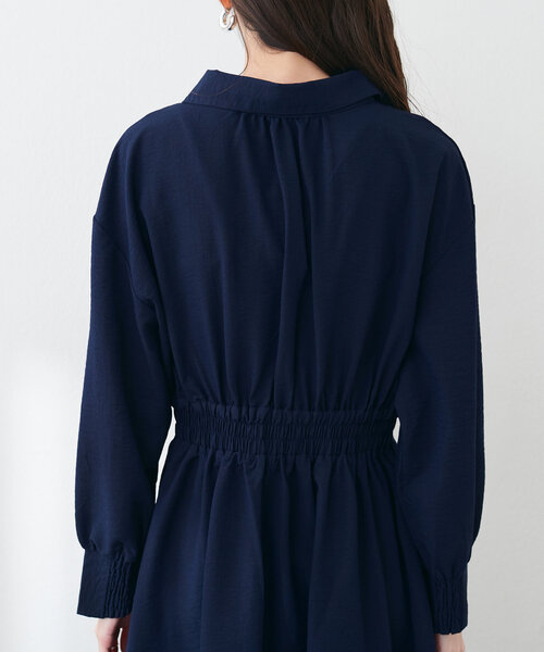 natural couture（ナチュラルクチュール）の「ミリタリースキッパー衿ワンピース（ワンピース・レディース・グリーン系その他/ネイビー/その他1/ライトベージュ・FREE）」の22枚目の写真