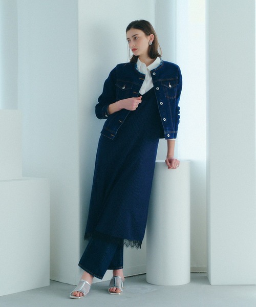 YECCA VECCA(イェッカヴェッカ)の「シアーミュールサンダル(サンダル・レディース・アイボリー/ブラック/シルバー・M/L)」の7枚目の写真