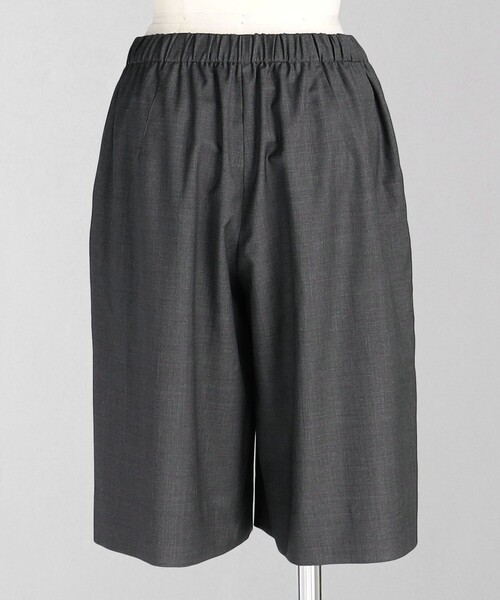 新品 UNITED ARROWS LOEFFロエフ　ポプリン キュロットパンツ LOEFF ロエフ ウール ポプリン レイヤード パンツ 8814-299-0207