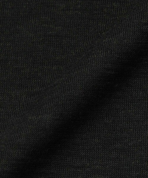 LOISIR(ロワズィール)の「リネンレーヨン天竺ロングスリーブTシャツ(Tシャツ/カットソー・レディース・ブラック/ベージュ/チャコールグレー・FREE)」の5枚目の写真