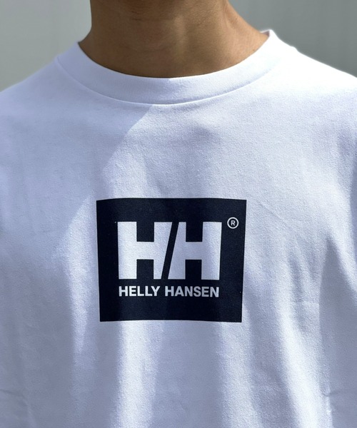 HELLY HANSEN（ヘリーハンセン）の「【HELLY HANSEN】S/S HH Logo Tee ショートスリーブHHロゴティー（Tシャツ/カットソー・メンズ・ホワイト/ネイビー・MEDIUM/LARGE/X-LARGE）」の7枚目の写真