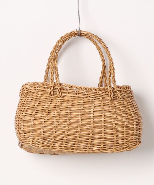 Marie-Louise（マリ－・ルイ－ズ）の「【UTIL/ユティル】ナイール オーバルバッグ /#UT 024（かごバッグ・レディース・ナチュラル・FREE）」の2枚目の写真