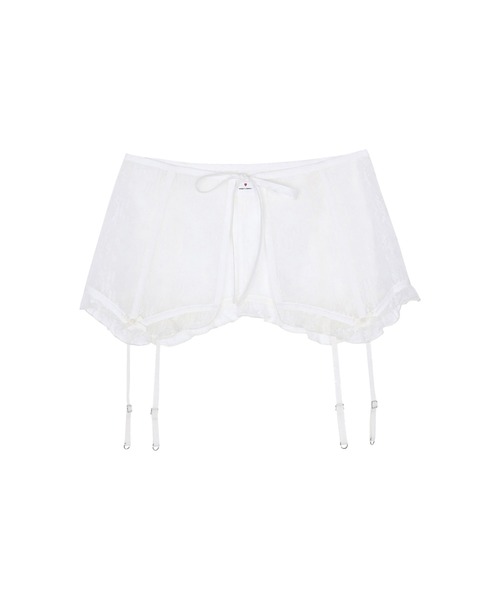 merry jenny（メリージェニー）の「シアーレースコルセット（ベルト・レディース・オフホワイト/ブルー/ピンク・FREE）」の4枚目の写真