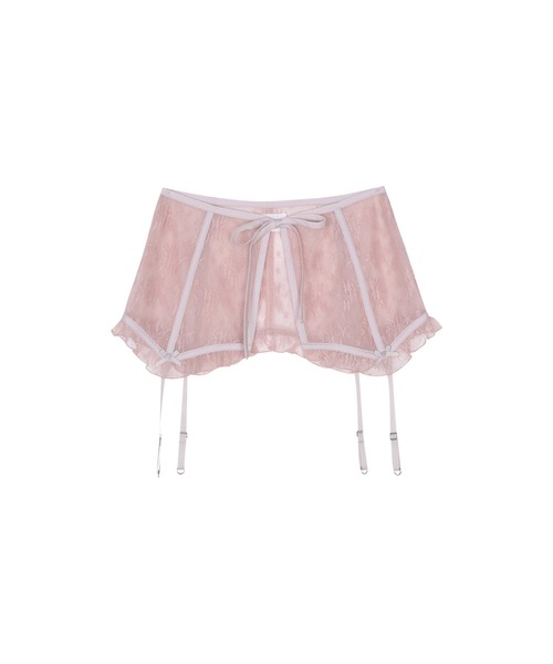 merry jenny（メリージェニー）の「シアーレースコルセット（ベルト・レディース・オフホワイト/ブルー/ピンク・FREE）」の5枚目の写真