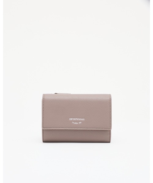 【新品】EMPORIO ARMANI ブラウン 二つ折り財布 EMPORIO ARMANI ブラウン 二つ折り財布 エンポリオ アルマーニ】MyEA