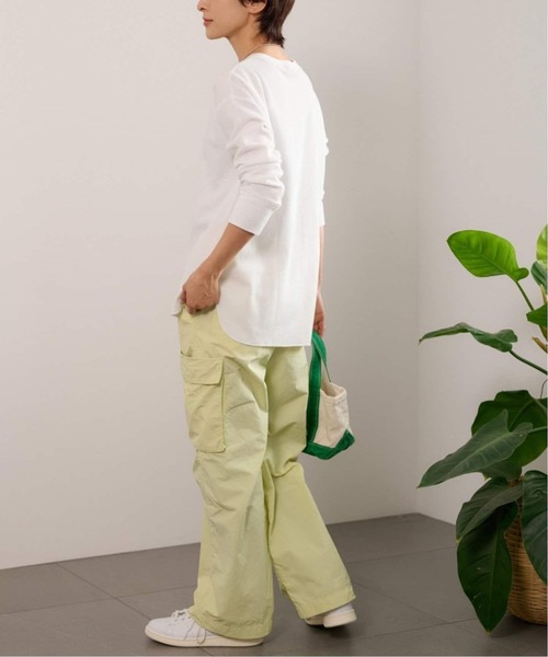 JOURNAL STANDARD relume(ジャーナルスタンダード レリューム)の「《追加11》TCワッフルロングスリーブTシャツ(Tシャツ/カットソー・レディース・ホワイト/ストーン/チャコールグレー・FREE)」の16枚目の写真