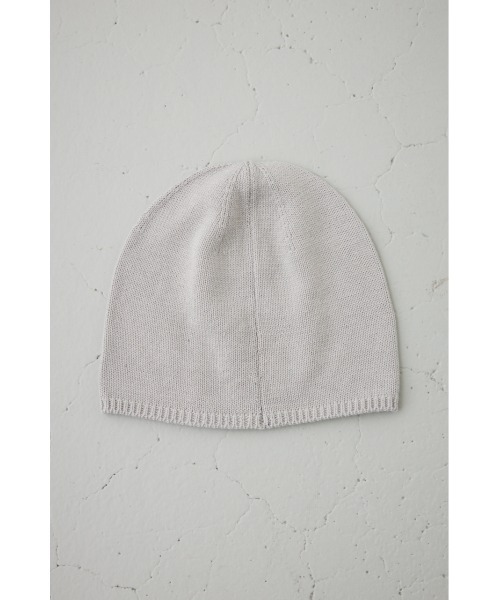 AZUL by moussy（アズールバイマウジー）の「ロゴパンチングニットビーニー（ニットキャップ/ビーニー・レディース・ブラック/グレー・FREE）」の6枚目の写真