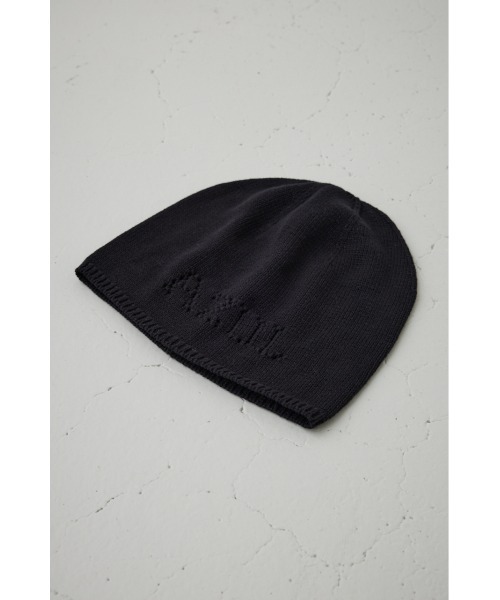 AZUL by moussy（アズールバイマウジー）の「ロゴパンチングニットビーニー（ニットキャップ/ビーニー・レディース・ブラック/グレー・FREE）」の11枚目の写真