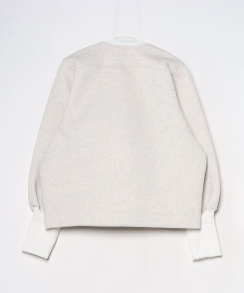 ROSE BUD(ローズバッド)の「(mici)BACK VOLUME TOP(スウェット・レディース・ホワイト/ブラック・ONE SIZE)」の14枚目の写真