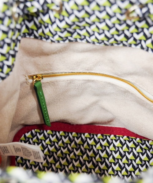 Roberta Pieri(ロベルタピエリ)の「ROBERTA PIERI/ロベルタピエリ ドローストリング ショルダーバッグ【TATAMI NEON MINI】(ショルダーバッグ・レディース・ライム・FREE)」の12枚目の写真