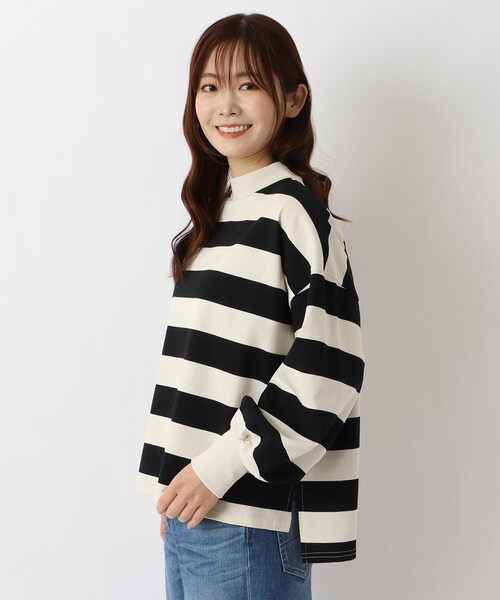 one'sterrace(ワンズテラス)の「リブハイネックプルオーバー(Tシャツ/カットソー・レディース・その他・02)」の1枚目の写真