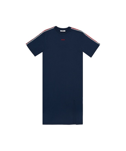セール】エンブロイダリートリミング Tシャツワンピース