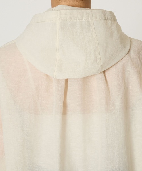 BABYLONE（バビロン）の「シアーオーガンジーアノラック（その他アウター・レディース・ホワイト/サックスブルー・フリー）」の13枚目の写真