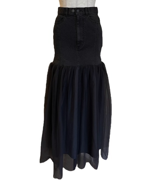 セール】denim tulle skirt（デニムスカート）｜HONEY MI HONEY