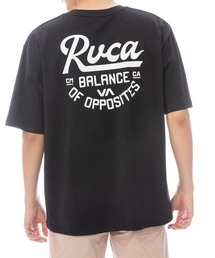 RVCA | RVCA メンズ SCRIPT SEALED SS Tシャツ 【2025年春夏モデル】/ルーカバックプリント半袖Tシャツ(Tシャツ/カットソー)