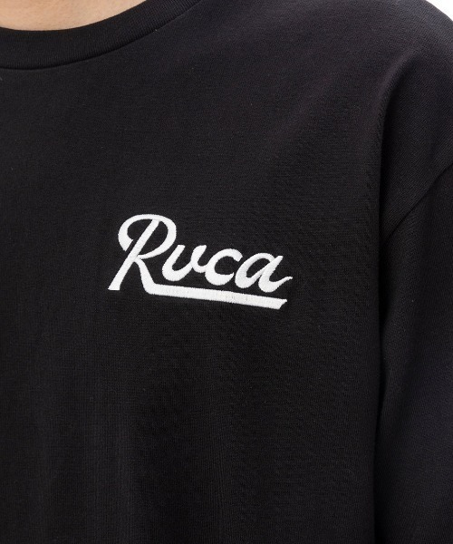 RVCA(ルーカ)の「RVCA メンズ SCRIPT SEALED SS Tシャツ 【2025年春夏モデル】/ルーカバックプリント半袖Tシャツ(Tシャツ/カットソー・メンズ・ブラック/ホワイト/グリーン系その他/ブルー系その他・SMALL/MEDIUM/LARGE/X-LARGE)」の9枚目の写真