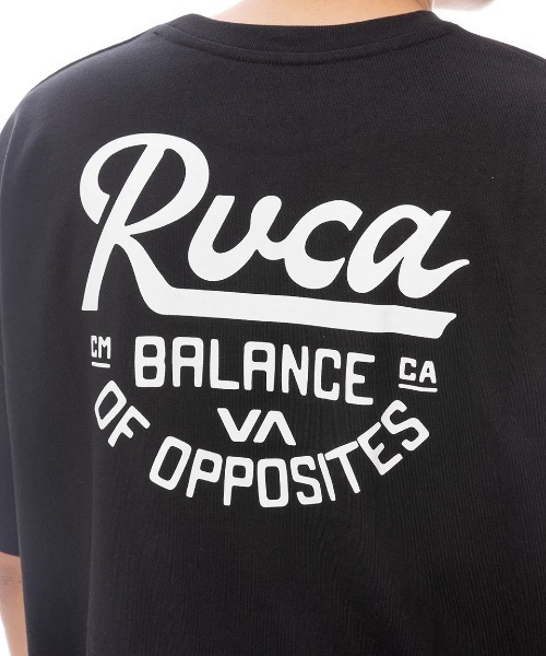 RVCA(ルーカ)の「RVCA メンズ SCRIPT SEALED SS Tシャツ 【2025年春夏モデル】/ルーカバックプリント半袖Tシャツ(Tシャツ/カットソー・メンズ・ブラック/ホワイト/グリーン系その他/ブルー系その他・SMALL/MEDIUM/LARGE/X-LARGE)」の10枚目の写真
