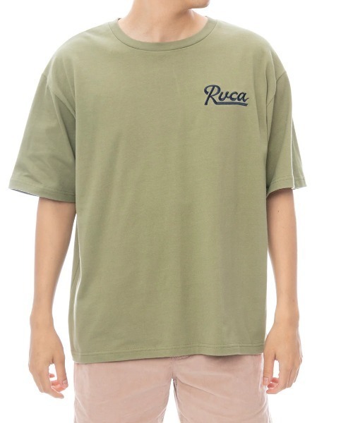 RVCA(ルーカ)の「RVCA メンズ SCRIPT SEALED SS Tシャツ 【2025年春夏モデル】/ルーカバックプリント半袖Tシャツ(Tシャツ/カットソー・メンズ・ブラック/ホワイト/グリーン系その他/ブルー系その他・SMALL/MEDIUM/LARGE/X-LARGE)」の11枚目の写真