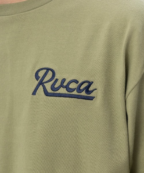 RVCA(ルーカ)の「RVCA メンズ SCRIPT SEALED SS Tシャツ 【2025年春夏モデル】/ルーカバックプリント半袖Tシャツ(Tシャツ/カットソー・メンズ・ブラック/ホワイト/グリーン系その他/ブルー系その他・SMALL/MEDIUM/LARGE/X-LARGE)」の12枚目の写真