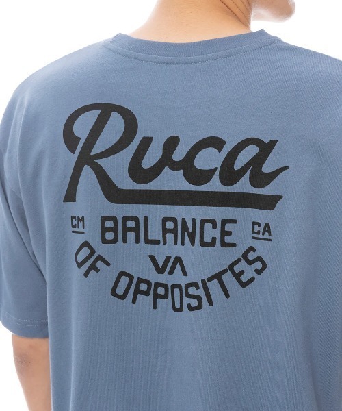 RVCA(ルーカ)の「RVCA メンズ SCRIPT SEALED SS Tシャツ 【2025年春夏モデル】/ルーカバックプリント半袖Tシャツ(Tシャツ/カットソー・メンズ・ブラック/ホワイト/グリーン系その他/ブルー系その他・SMALL/MEDIUM/LARGE/X-LARGE)」の16枚目の写真