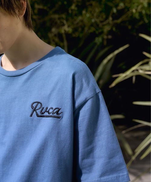 RVCA(ルーカ)の「RVCA メンズ SCRIPT SEALED SS Tシャツ 【2025年春夏モデル】/ルーカバックプリント半袖Tシャツ(Tシャツ/カットソー・メンズ・ブラック/ホワイト/グリーン系その他/ブルー系その他・SMALL/MEDIUM/LARGE/X-LARGE)」の19枚目の写真