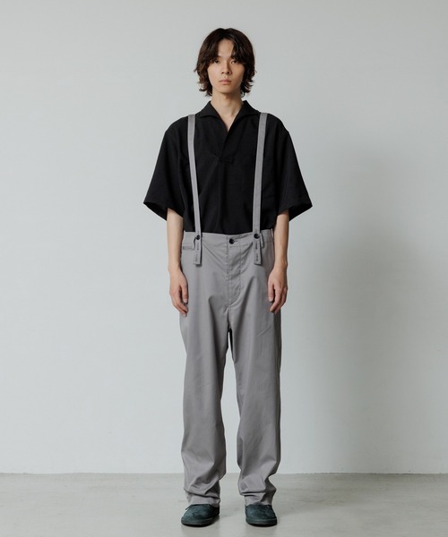 ADAM ET ROPE'(アダムエロペ)の「【WEB限定】リネンライク フロントタック スキッパーシャツ / 防シワ / ユニセックス(シャツ/ブラウス・メンズ・オフホワイト/ブラウン系その他2/ブラック・M/L)」の17枚目の写真