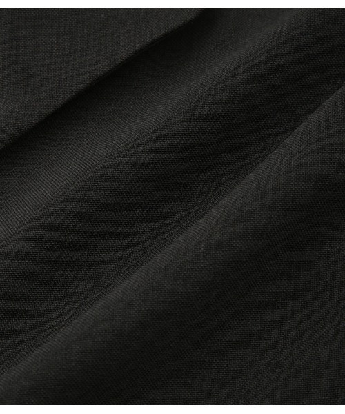 ADAM ET ROPE'(アダムエロペ)の「【WEB限定】リネンライク フロントタック スキッパーシャツ / 防シワ / ユニセックス(シャツ/ブラウス・メンズ・オフホワイト/ブラウン系その他2/ブラック・M/L)」の9枚目の写真