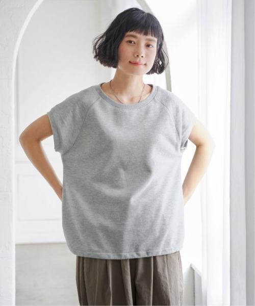 LBC(エルビーシー)の「ラメ裏毛ベストT(Tシャツ/カットソー・レディース・チャコールグレー/グレー/オフホワイト/ダークグレー/ベージュ・M)」の20枚目の写真