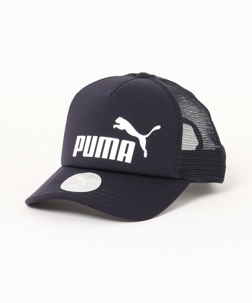 Right-on（ライトオン）の「【PUMA】【ＰＵＭＡ】トラッカーキャップ（キャップ・キッズ・ブラック/ネイビー・ONE SIZE）」の2枚目の写真