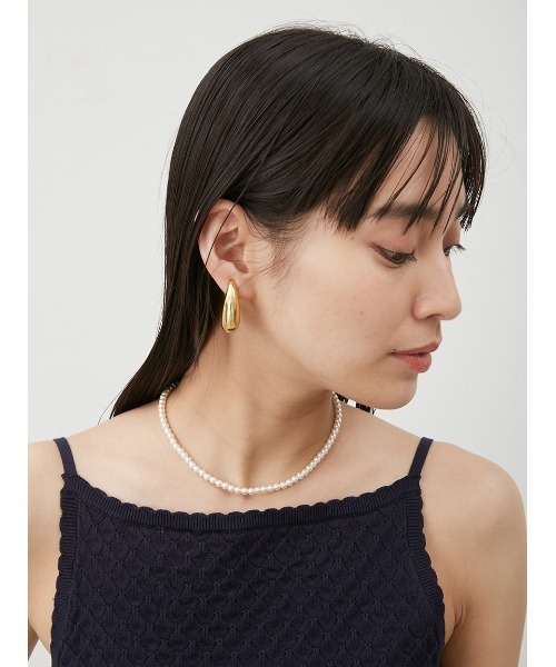 Mila Owen(ミラオーウェン)の「【セットアップ対応】クロシェアンサンブルキャミニットトップス(キャミソール・レディース・ホワイト/ネイビー/イエロー・FREE)」の9枚目の写真