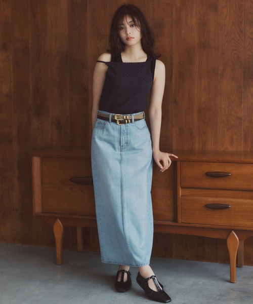 Mila Owenクロシェニットキャミ×ノースリトップス Mila Owen