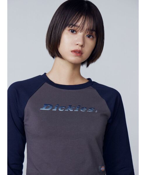 tシャツ 「Dickies別注」ラグラングラデーショントップ レディース Dickies別注】ラグラングラデーショントップ（Tシャツ
