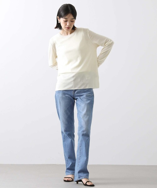 Gready Brilliant(グレディブリリアン)の「2重マイクロチュールカットソー(Tシャツ/カットソー・レディース・オフホワイト/ブラック・FREE)」の17枚目の写真