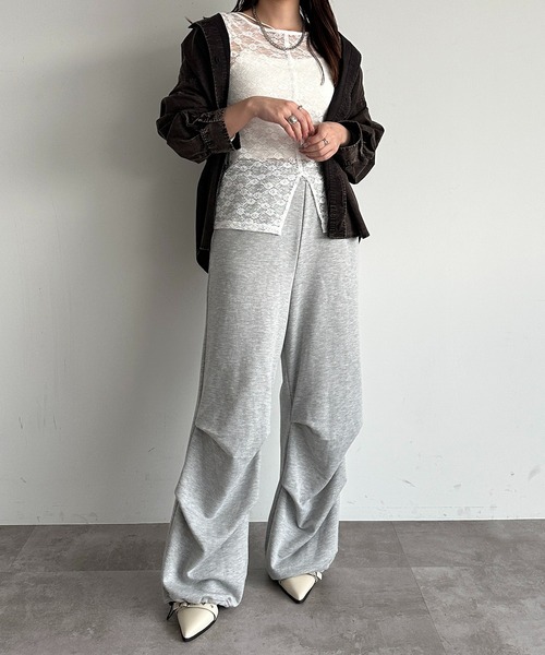 apres jour mignon(アプレジュールミニョン)の「加工シャツ(シャツ/ブラウス・レディース・ダークブルー/ブラック・フリー/X-LARGE)」の5枚目の写真