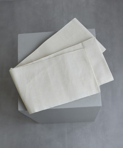 帯単品 本麻小袋帯 utatane オフホワイト